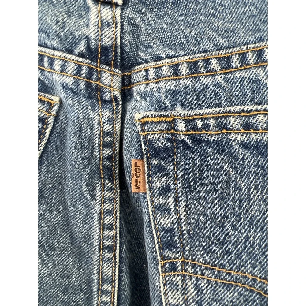 Levi's Men's Vintage 540 Relaxed Fit Blue Jeans Size 38x30 (37x30 Act) Brown Tab